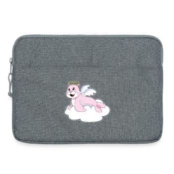 Ailes d’Ange des Phoques - Sacoche pour ordinateur portable 15 pouces - gris chiné - Devant
