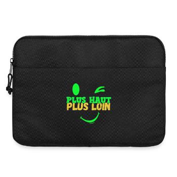 Motivation Plus Haut Plus Loin - Sacoche pour ordinateur portable 15 pouces - noir - Devant