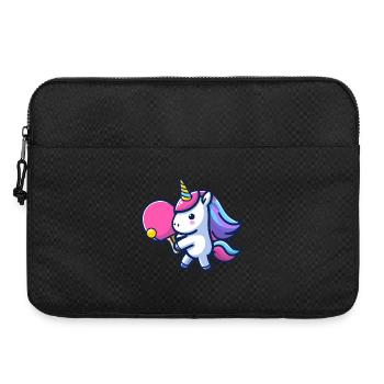 Unicorn Unicorn with Table Tennis Racket for - Laptop bag 15" - black - Front
