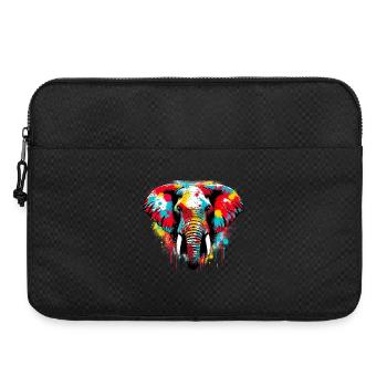 Elephant - Laptop bag 15" - black - Front