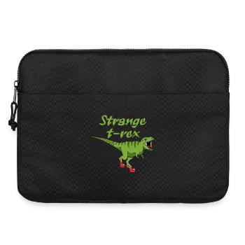 étrange tyrannosaure - Sacoche pour ordinateur portable 15 pouces - noir - Devant