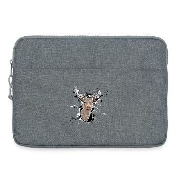 Cerf - Sacoche pour ordinateur portable 15 pouces - gris chiné - Devant