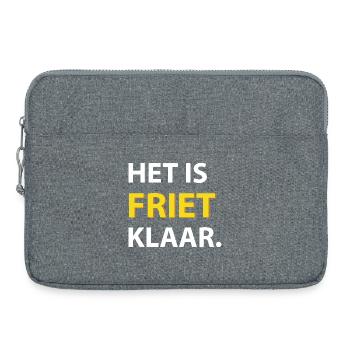 It's fries - Laptop bag 15" - heather grey - Front