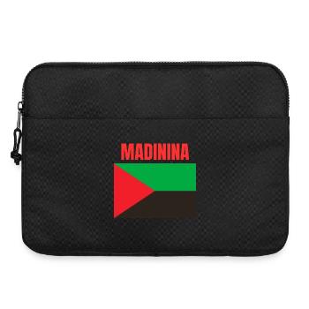 Madinina Martinique flag t-shirt - Laptop bag 15" - black - Front