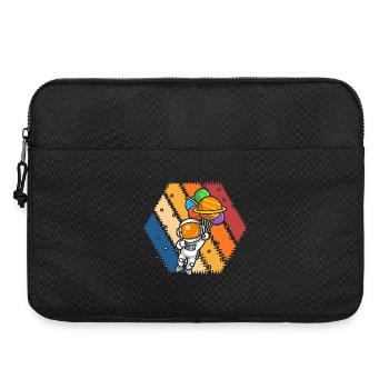 Astronautenballon Galaxie Spritzer - Laptoptasche 15" - Schwarz - Vorne