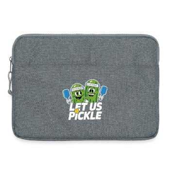 Laissez-nous cornicher paddleball concombre sportif - Sacoche pour ordinateur portable 15 pouces - gris chiné - Devant