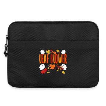 Souffleur de feuilles T-shirt d’automne - Sacoche pour ordinateur portable 15 pouces - noir - Devant