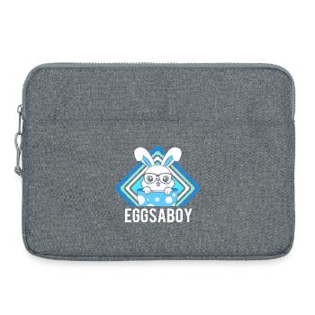 Gender Reveal Easter Mom-to-be - Laptop bag 15" - heather grey - Front