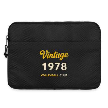 Millésime 1978 – Volleyball Club Rétro Année de naissance - Sacoche pour ordinateur portable 15 pouces - noir - Devant