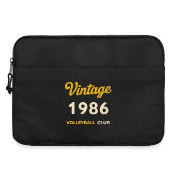 Millésime 1986 – Volleyball Club Rétro Année de naissance - Sacoche pour ordinateur portable 15 pouces - noir - Devant