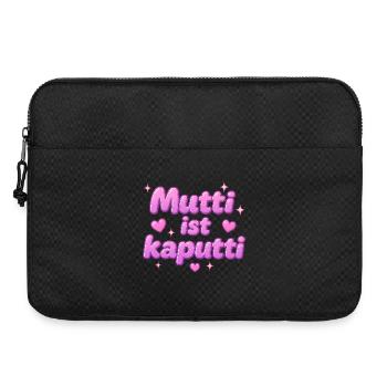 Mutti ist kaputt / y2k design - Laptoptasche 15" - Schwarz - Vorne