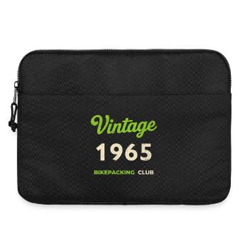Millésime 1965 – Bikepacking Club Rétro Année de naissance - Sacoche pour ordinateur portable 15 pouces - noir - Devant