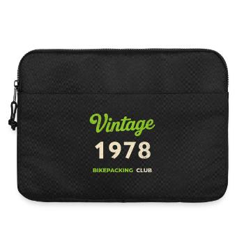 Millésime 1978 – Bikepacking Club Rétro Année de naissance - Sacoche pour ordinateur portable 15 pouces - noir - Devant