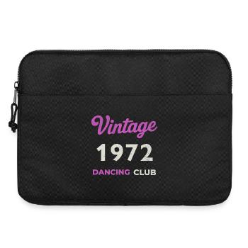 Vintage 1972 – Dancing Club Retro Birth Year - Laptop bag 15" - black - Front