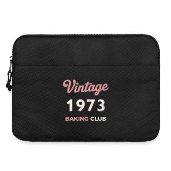 Millésime 1973 – Année de naissance rétro du Baking Club - Sacoche pour ordinateur portable 15 pouces - noir - Devant