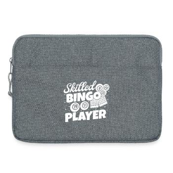 Joueur de bingo Joueur habile Bingo - Sacoche pour ordinateur portable 15 pouces - gris chiné - Devant