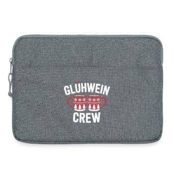 Équipe du vin chaud Marché de Noël joyeux - Sacoche pour ordinateur portable 15 pouces - gris chiné - Devant