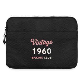 Vintage 1960 – Année de naissance rétro du Baking Club - Sacoche pour ordinateur portable 15 pouces - noir - Devant