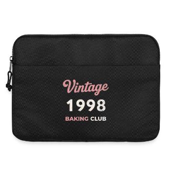 Millésime 1998 – Année de naissance rétro du Baking Club - Sacoche pour ordinateur portable 15 pouces - noir - Devant