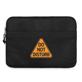 Do Not Disturb Sloth Anti Social - Laptop bag 15" - black - Front