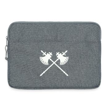 Axe de guerre de croisement - Sacoche pour ordinateur portable 15 pouces - gris chiné - Devant