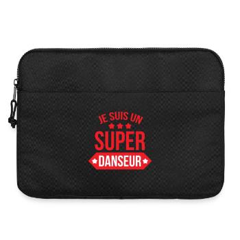 Je suis un super danseur - Sacoche pour ordinateur portable 15 pouces - noir - Devant