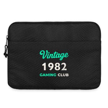 Vintage 1982 – Année de naissance rétro de Gaming Club - Sacoche pour ordinateur portable 15 pouces - noir - Devant