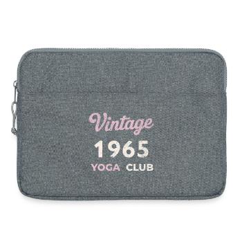 Vintage 1965 Yoga Club Retro Année de naissance vintage - Sacoche pour ordinateur portable 15 pouces - gris chiné - Devant