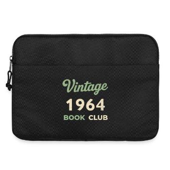 Cadeau rétro de l’année de naissance vintage du club de lecture de 1964 - Sacoche pour ordinateur portable 15 pouces - noir - Devant