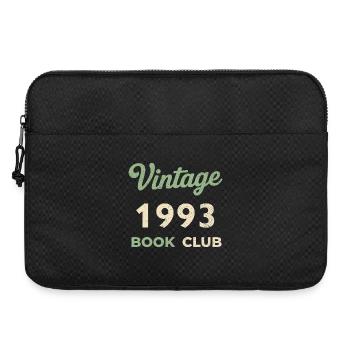 Cadeau rétro de l’année de naissance vintage du club de lecture 1993 - Sacoche pour ordinateur portable 15 pouces - noir - Devant