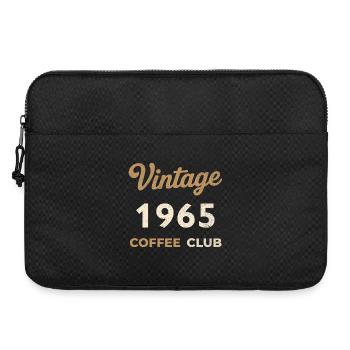 Vintage 1965 – Année de naissance rétro du Coffee Club - Sacoche pour ordinateur portable 15 pouces - noir - Devant