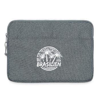 Ferien Brasilien - Laptoptasche 15" - Grau meliert - Vorne