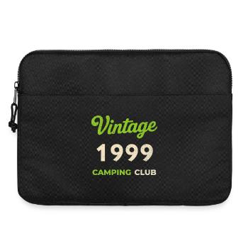 Vintage 1999 – Année de naissance rétro du Camping Club - Sacoche pour ordinateur portable 15 pouces - noir - Devant