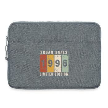 anniversaire 1996 - 30 ans - Sacoche pour ordinateur portable 15 pouces - gris chiné - Devant