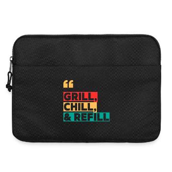 Grill, Refroidissement & Remplissage - Sacoche pour ordinateur portable 15 pouces - noir - Devant