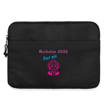 Bachelor 2026: Fast wie Einstein - Laptoptasche 15" - Schwarz - Vorne
