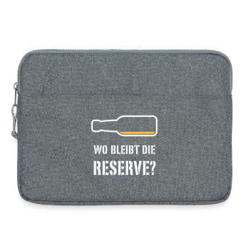 Où est la réserve ? (Bière / Bière / NEG 2C) - Sacoche pour ordinateur portable 15 pouces - gris chiné - Devant