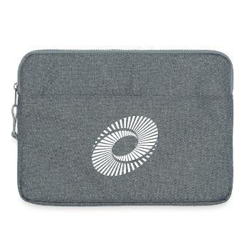 Spirale en anneau radial - Sacoche pour ordinateur portable 15 pouces - gris chiné - Devant
