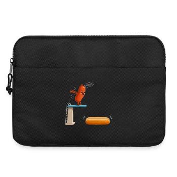 Hot-dogs, saucisses, barbecue, grill, barbecue - Sacoche pour ordinateur portable 15 pouces - noir - Devant
