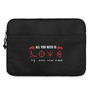 All You Need Is Math Symbole - Laptoptasche 15" - Schwarz - Vorne
