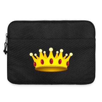 Crown for king or queen - Laptop bag 15" - black - Front