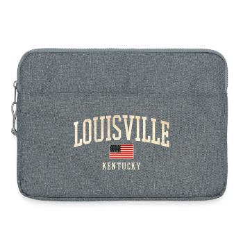 Arche vintage de Louisville, Kentucky - Sacoche pour ordinateur portable 15 pouces - gris chiné - Devant