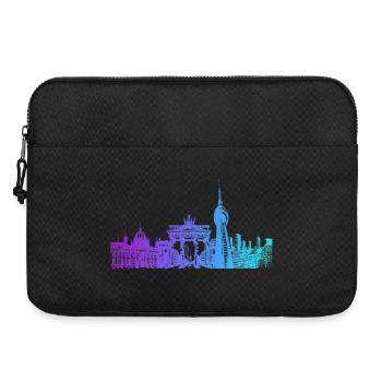 Berlin Stadt Skyline - Laptoptasche 15" - Schwarz - Vorne