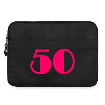 50. ANNIVERSAIRE. HAPPY BIRTHDAY - Sacoche pour ordinateur portable 15 pouces - noir - Devant