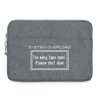 System Error Download Humor Design - Laptop bag 15" - heather grey - Front