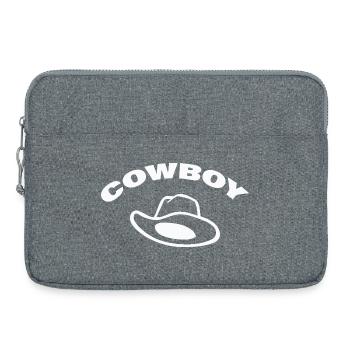 Cowboy - Laptop bag 15" - heather grey - Front