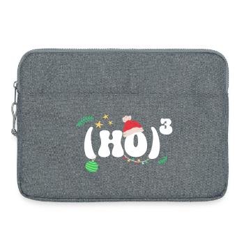 (HO)3 - Hohoho - Christmas Math - Laptop bag 15" - heather grey - Front
