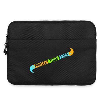 Protect Your Peace Mentale Gesundheit Achtsamkeit - Laptoptasche 15" - Schwarz - Vorne