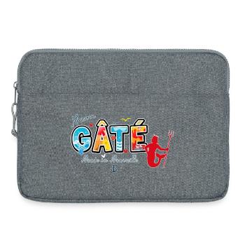 Mein verdorbener Ausdruck Marseillaise Poseidon Provence - Laptoptasche 15" - Grau meliert - Vorne