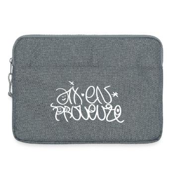 T-shirt souvenir Aix-en-Provence Style Art de rue - Sacoche pour ordinateur portable 15 pouces - gris chiné - Devant